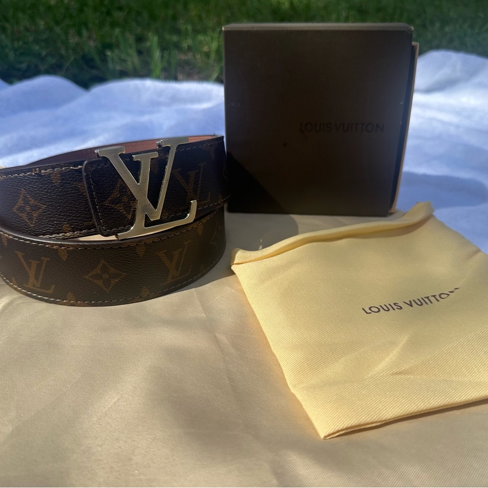 Louis Vuitton Brown Monogram Belt